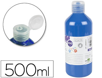 500ml. pintura de dedos Liderpapel azul